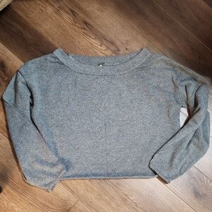 Free People Oversized Cropped Sweater